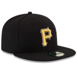 Picture of Pittsburgh Pirates New Era Alternate Authentic Collection On-Field 59FIFTY Fitted Hat - Black