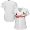 Picture of Women's St. Louis Cardinals Majestic White Home Cool Base Jersey