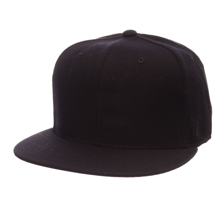 Zephyr Blank Zwool 32/5 Fitted Black Hat front view