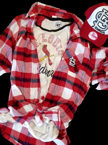 Picture of St. Louis Cardinals Playoff Ready Flannel Ensemble