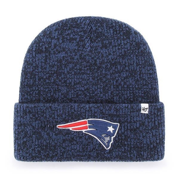 Picture of New England Patriots 47 Brand Brain Freeze Knit Hat in Blue
