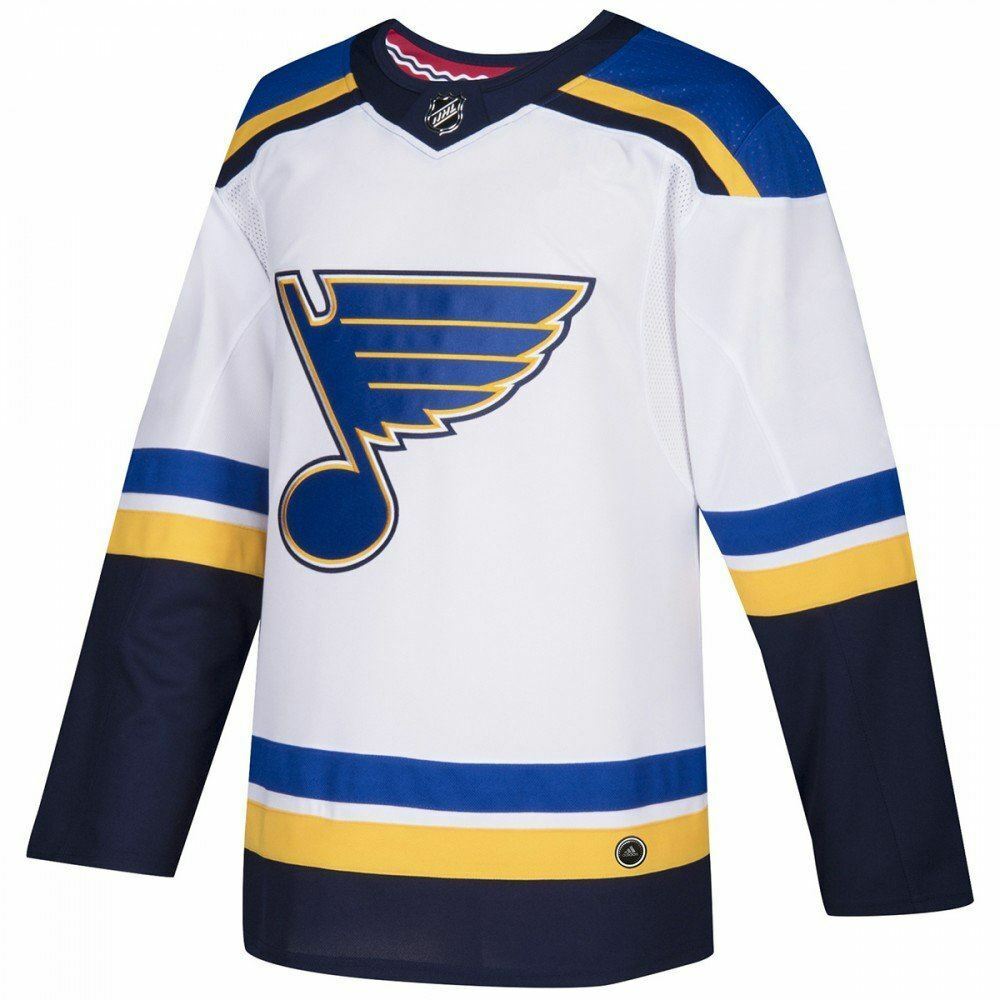 St. Louis Blues Adidas AdiZero Authentic Away NHL Hockey Jersey. Headz