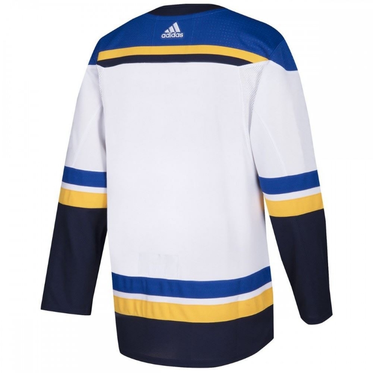 St. Louis Blues Adidas AdiZero Authentic Away NHL Hockey Jersey side view