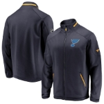 Picture of Men's St. Louis Blues Fanatics Branded Navy Authentic Pro Rinkside Full-Zip Jacket