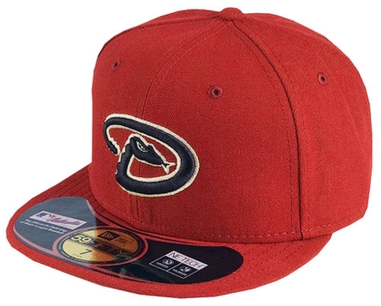 Men's Arizona Diamondbacks New Era Maroon Game Authentic Collection On-Field 59FIFTY Fitted Hat front view