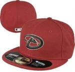 Picture of Men's Arizona Diamondbacks New Era Maroon Game Authentic Collection On-Field 59FIFTY Fitted Hat