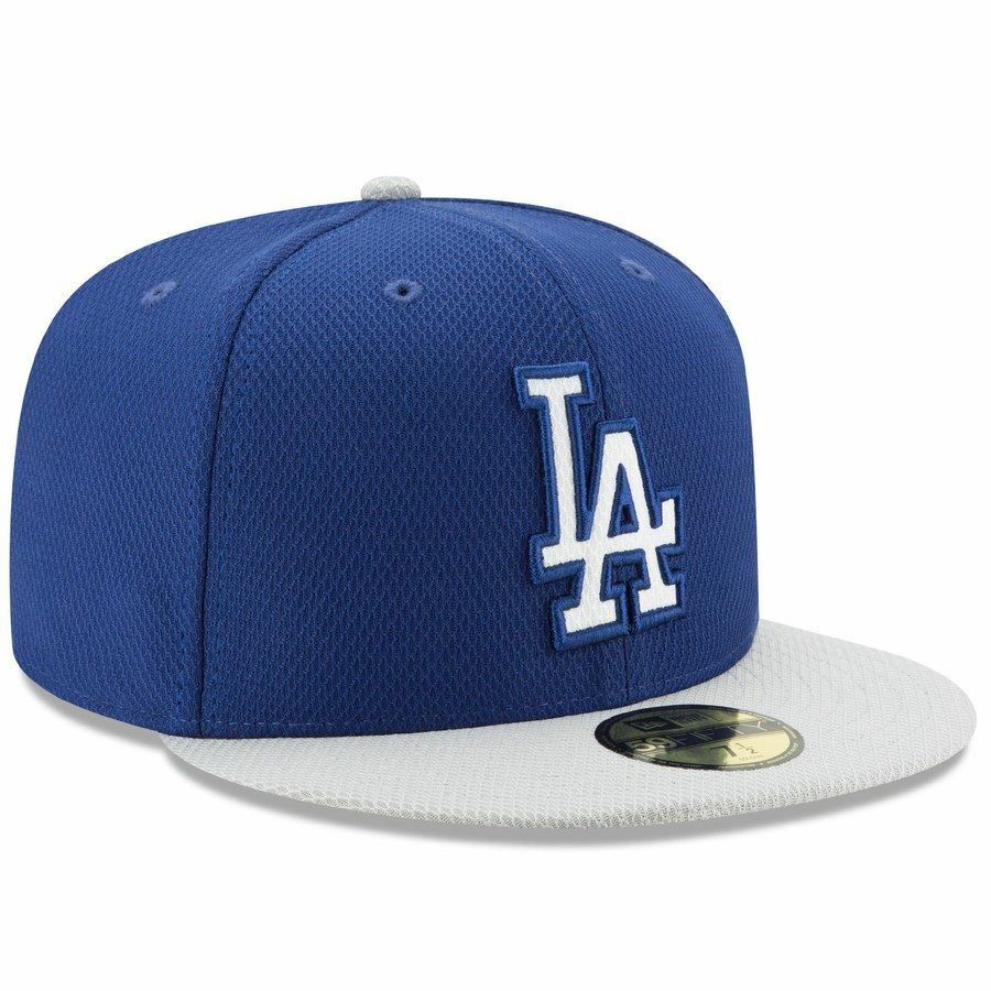 Los Angeles Dodgers New Era Diamond Era 59FIFTY Fitted Hat - Royal/Gray ...