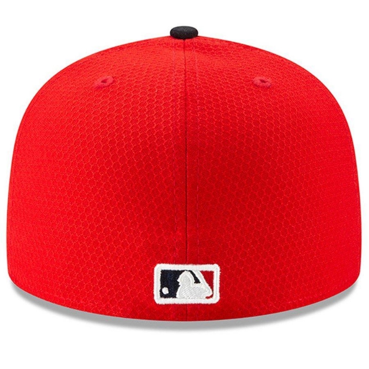 Picture of Men's St. Louis Cardinals New Era Red/Navy 2019 Batting Practice 59FIFTY Fitted Hat