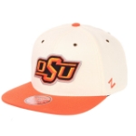 Picture of Oklahoma State University Cache (32/5 Shape) (OSU) Ivory ZClassic Adjustable Hat by Zephyr
