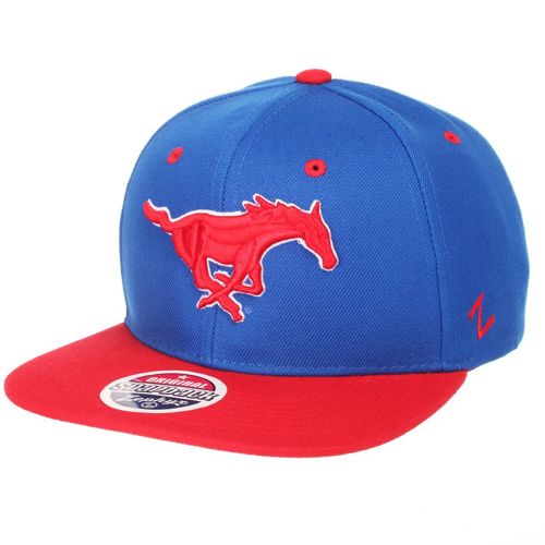 Picture of South Methodist "Mustang" University Snapback Hat by Zephyr