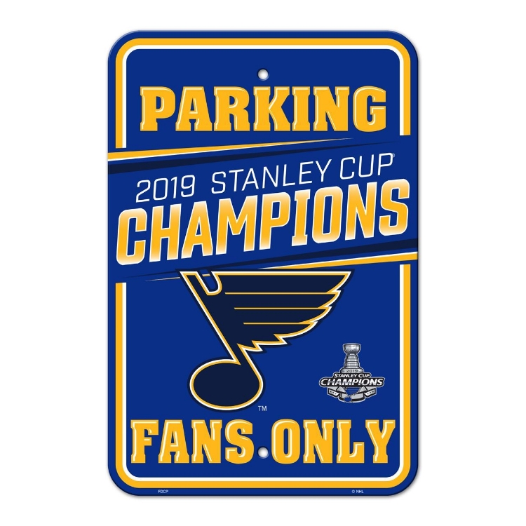 Picture of St. Louis Blues Freemont Die 2019 Stanley Cup Final Champions Series Parking Sign