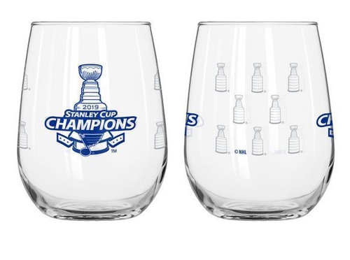 Picture of St. Louis Blues Boelter 2019 Stanley Cup Final Champions 16 oz. Curved Beverage Glass