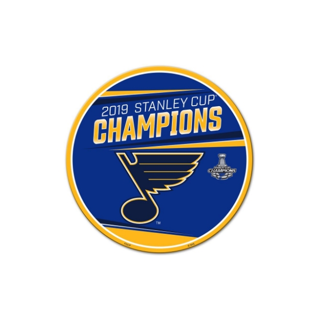 St. Louis Blues Freemont Die 2019 Stanley Cup Final Champions Series 12" Magnet