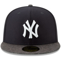 Picture of Men's New York Yankees New Era Navy/Heather Gray 2019 Batting Practice Road 59FIFTY Fitted Hat