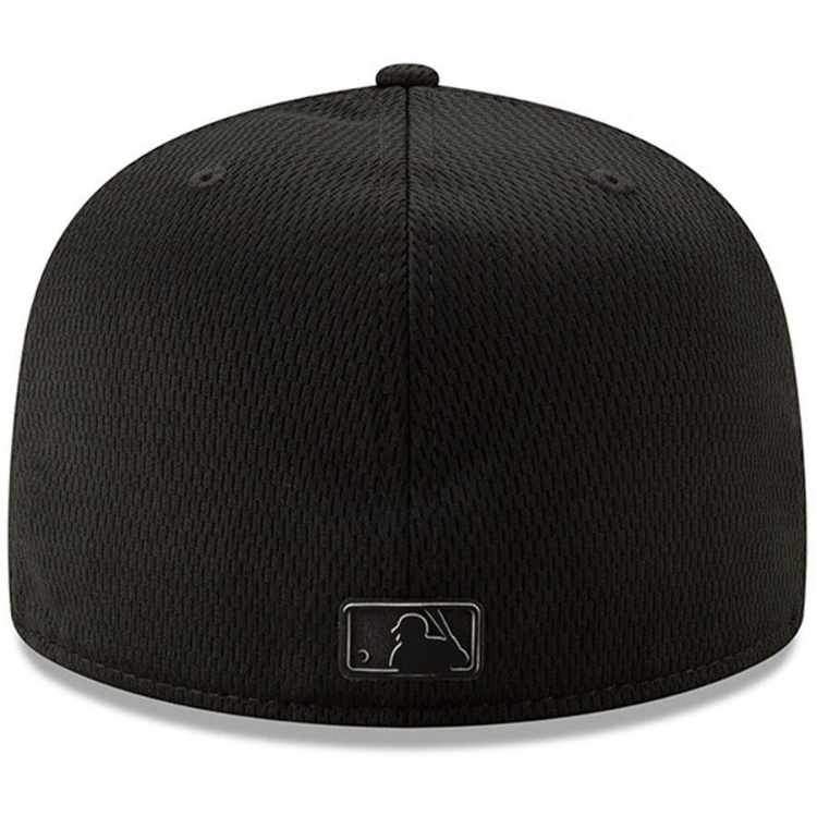 New York Yankees New Era Clubhouse Collection 59FIFTY Fitted Hat - Black detail view