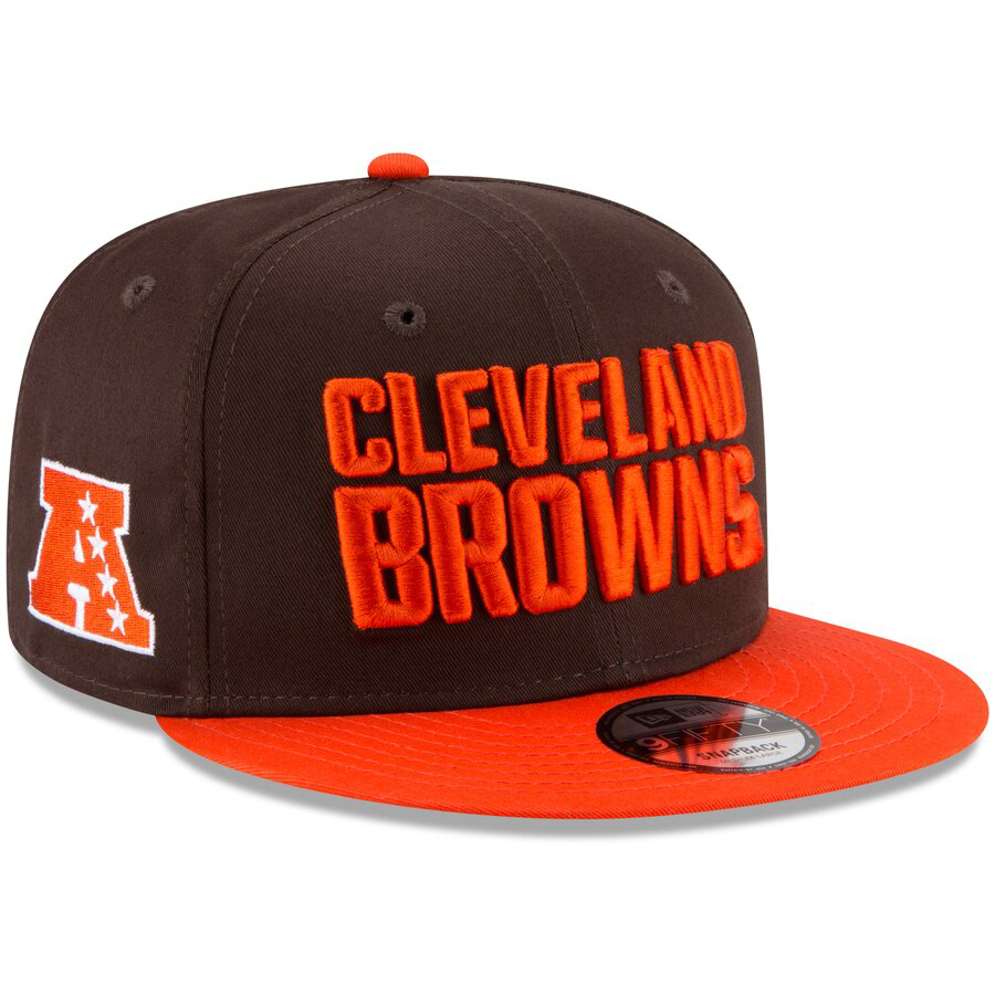 Men's Cleveland Browns New Era Brown/Orange Baycik ...