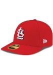 Picture of St. Louis Cardinals New Era Team Superb Low Profile 59FIFTY Fitted Hat - Red