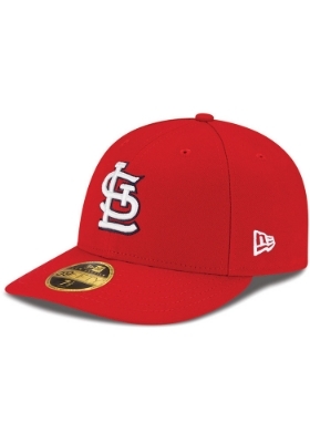 St. Louis Cardinals New Era Team Superb Low Profile 59FIFTY Fitted Hat - Red front view