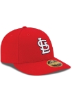 Picture of St. Louis Cardinals New Era Team Superb Low Profile 59FIFTY Fitted Hat - Red