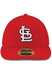 Picture of St. Louis Cardinals New Era Team Superb Low Profile 59FIFTY Fitted Hat - Red