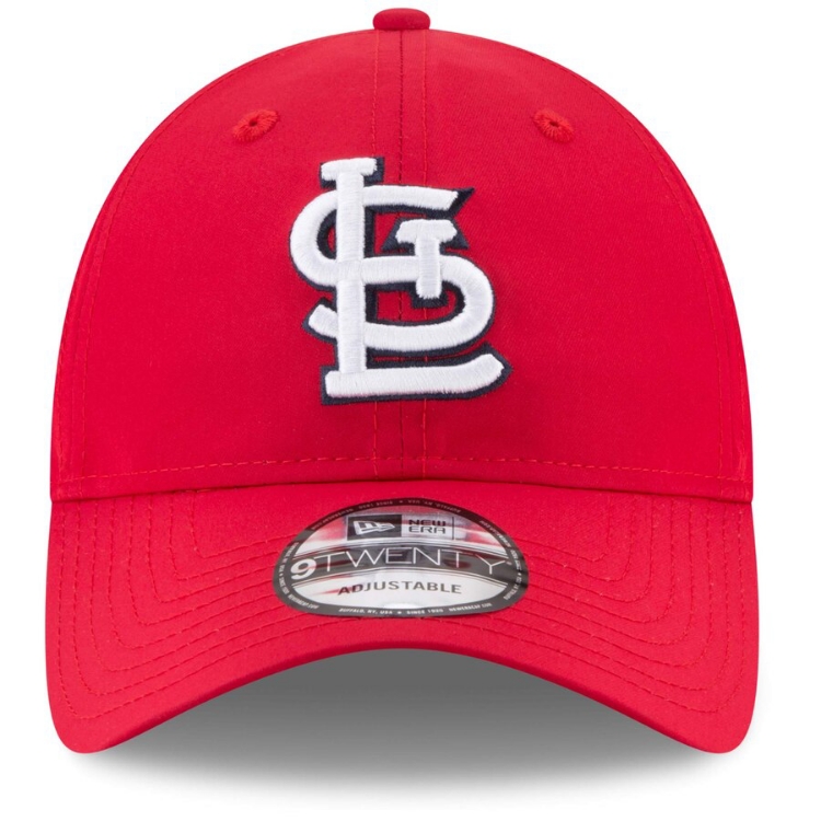 Picture of Men's St. Louis Cardinals New Era Red Perforated Pivot 9TWENTY Adjustable Hat