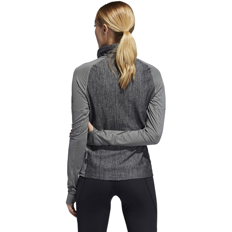 Adidas St. Louis Blues Vertical Heather Women Long Sleeve performer side view