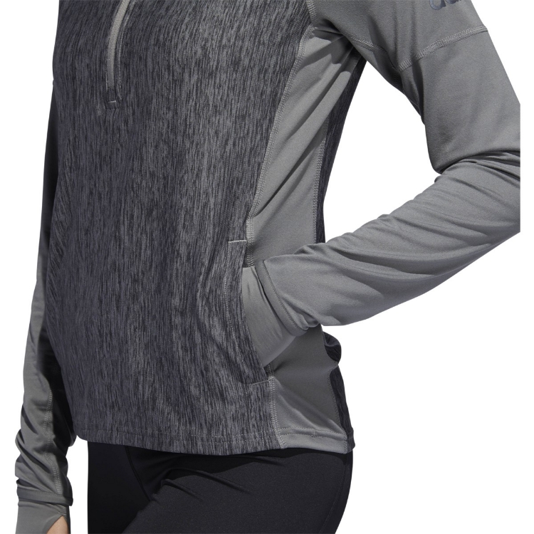 Adidas St. Louis Blues Vertical Heather Women Long Sleeve performer image 5