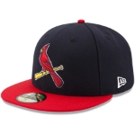 Picture of Youth St. Louis Cardinals New Era Navy/Red Authentic Collection On-Field Alternate 59FIFTY Fitted Hat