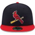 Picture of Youth St. Louis Cardinals New Era Navy/Red Authentic Collection On-Field Alternate 59FIFTY Fitted Hat