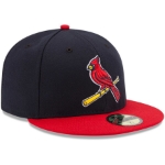 Picture of Youth St. Louis Cardinals New Era Navy/Red Authentic Collection On-Field Alternate 59FIFTY Fitted Hat