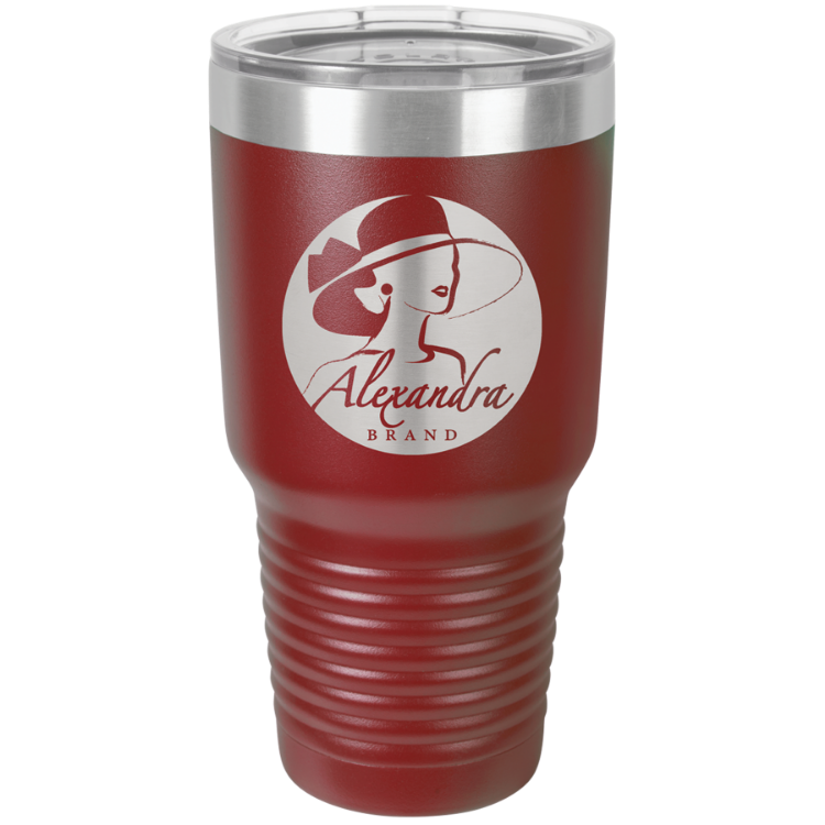 Picture of Polar Camel 30 oz.  Ringneck Vacuum Insulated Tumbler w/Lid & Silver Ring
