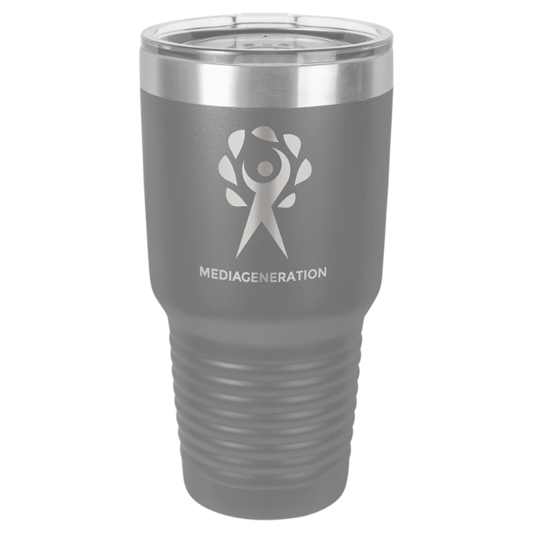 Picture of Polar Camel 30 oz.  Ringneck Vacuum Insulated Tumbler w/Lid & Silver Ring