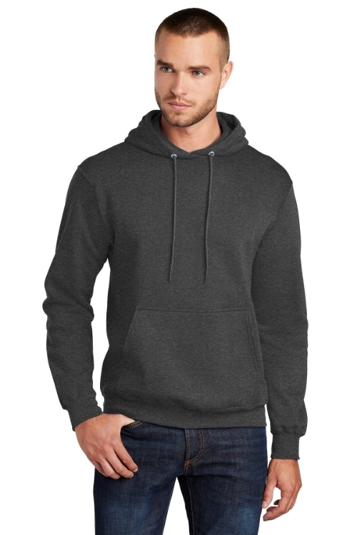 Port & Company® - Core Fleece Pullover Hooded Sweatshirt PC78H front view