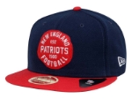 New England Patriots NFL Double Patched Snap Blue Red 9FIFTY Cap