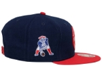 New England Patriots NFL Double Patched Snap Blue Red 9FIFTY Cap