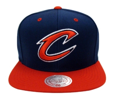 Mitchell and Ness Cleveland Cavaliers City Color Switch Snapback Cap Hat NBA front view