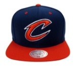 Picture of Mitchell and Ness Cleveland Cavaliers City Color Switch Snapback Cap Hat NBA