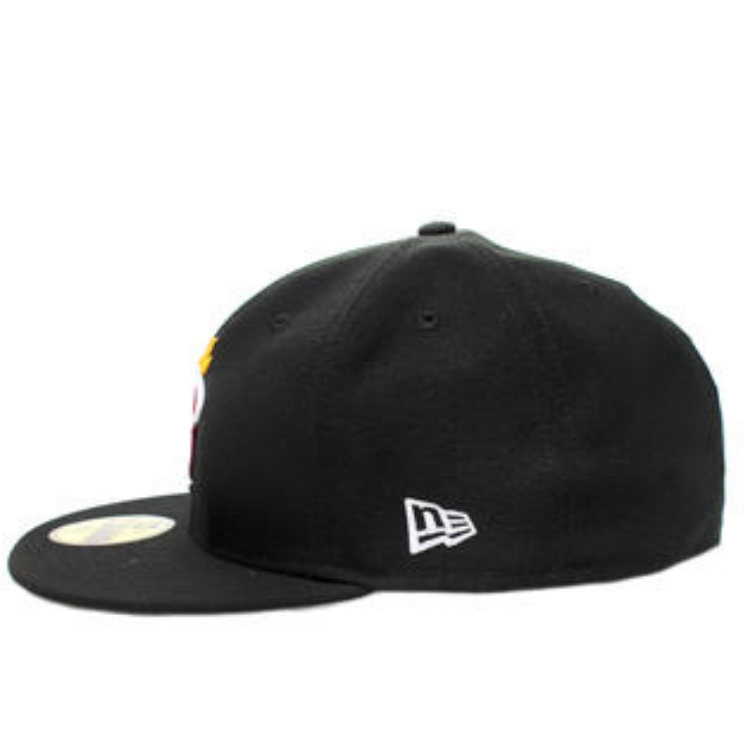 New Era 59Fifty Miami Heat 2013 NBA Playoff Logo Men's Fitted Hat 5950 back view