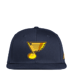 Picture of Adidas St Louis Blues Navy Blue Yellow Camo Flat Brim Mens Snapback Hat