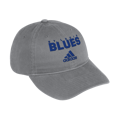 Adidas St Louis Blues Cotton Slouch Adjustable Hat - Grey
