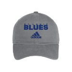 Adidas St Louis Blues Cotton Slouch Adjustable Hat - Grey