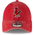 Men's St. Louis Cardinals New Era Red 1950 Cooperstown Collection Trucker 9FORTY Adjustable Snapback Hat