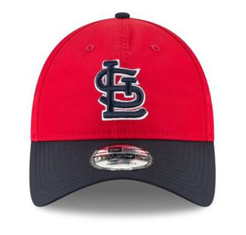 St. Louis Cardinals New Era 2018 Batting Practice  9TWENTY Adjustable Hat - Red/Navy