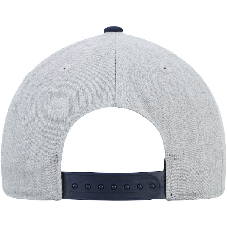 Adidas St Louis Blues Triple Stripe Hockey Flat Brim Mens Snapback Hat detail view