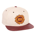 Arizona State Sun Devils Zephyr "Havana" Structured Snapback Flat Bill Hat Cap