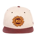 Arizona State Sun Devils Zephyr "Havana" Structured Snapback Flat Bill Hat Cap