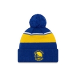 New Era Golden State Warriors Call Out Cuff Pom Knit Beanie Hat/Cap 