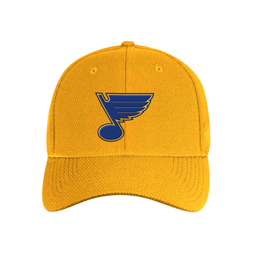 Adidas St. Louis Blues Coach STR Flexfit Hat (Yellow)