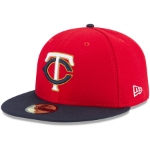 Minnesota Twins New Era Red/Navy Authentic Collection On-Field Alternate 2 59FIFTY Fitted Hat