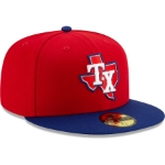 Men's Texas Rangers New Era Red/Royal 2020 Alternate 3 Authentic Collection On Field 59FIFTY Fitted Hat